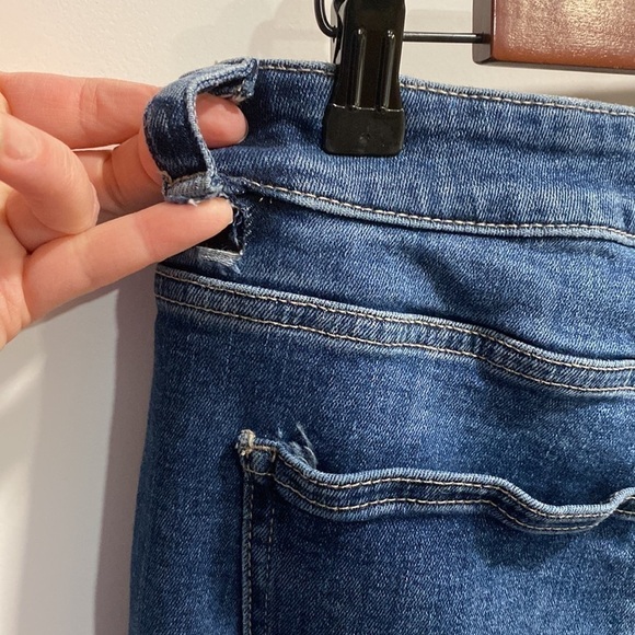 DL1961 Mara Ankle High Rise Instasculpt Straight Distressed Jeans Size 14 - Picture 12 of 16